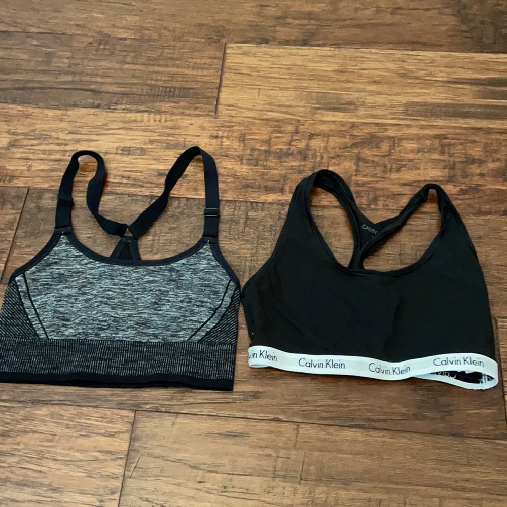 calvin klein and all in motion bras